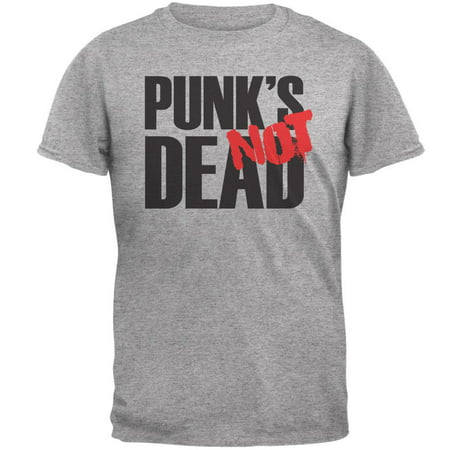 Punk/'s NOT Dead V1 White Adult T-Shirt